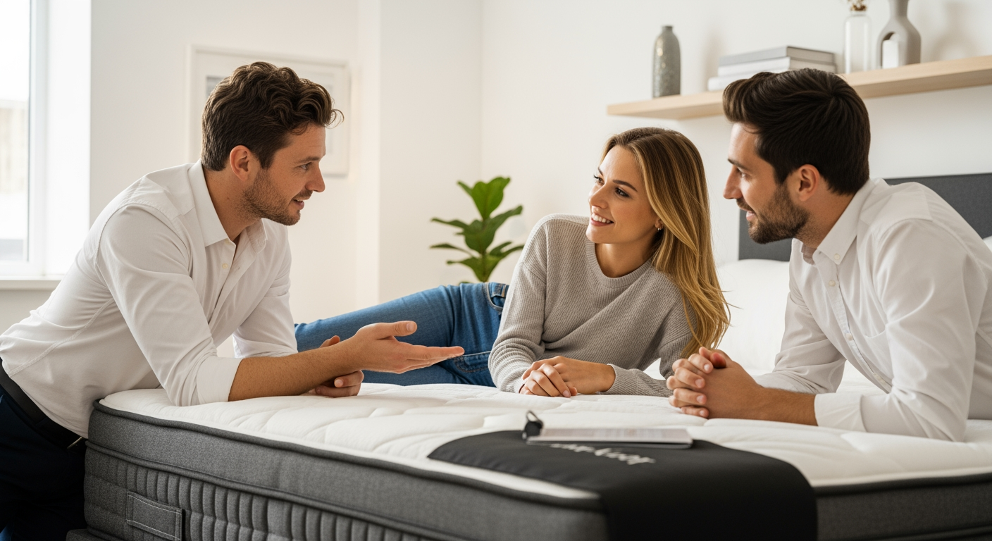 Choisir un matelas - conseils en magasin